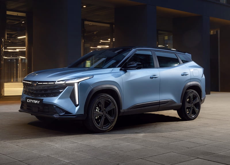 Formatki PPF do karoserii Geely Cityray (2024) – zestaw