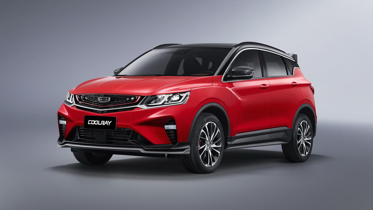 Formatki PPF do karoserii Geely Coolray (2020) – zestaw