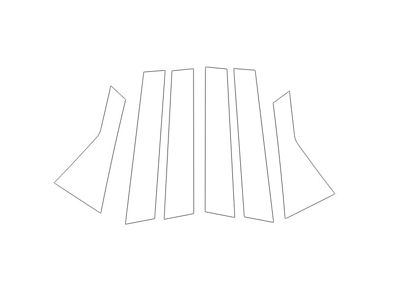 Formatki PPF do karoserii Geely Coolray (2023) – zestaw