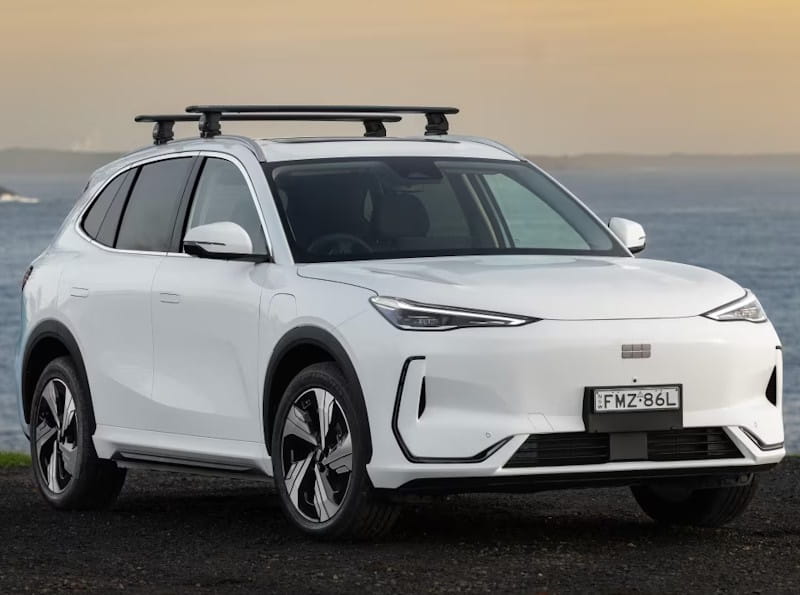 Formatki PPF do karoserii Geely EX5 (2025) – zestaw