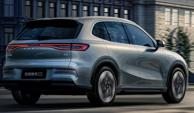 Formatki PPF do karoserii Geely Galaxy (2024) E5 – zestaw