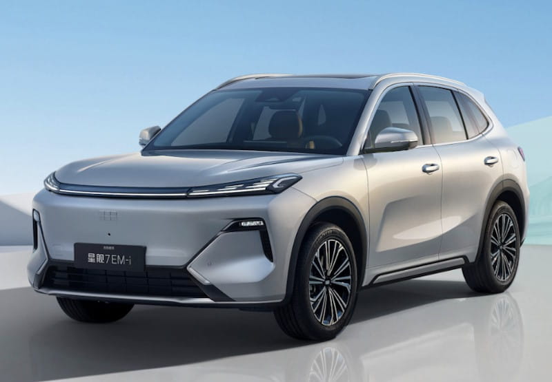 Formatki PPF do karoserii Geely Galaxy (2025) Starship 7 EM-i – zestaw