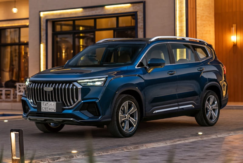 Formatki PPF do karoserii Geely Okavango (2024) – zestaw