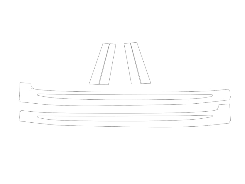 Formatki PPF do karoserii Geely Preface (2023) – zestaw