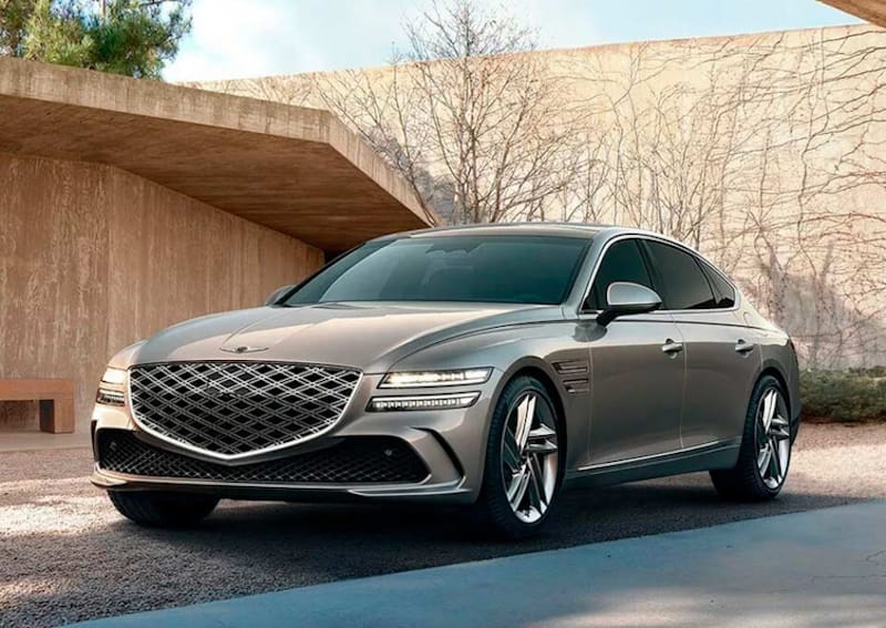 Formatki PPF do karoserii Genesis G80 (2025) – zestaw