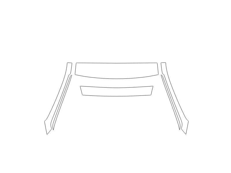 Formatki PPF do karoserii Genesis GV80 (2025) Coupe – zestaw