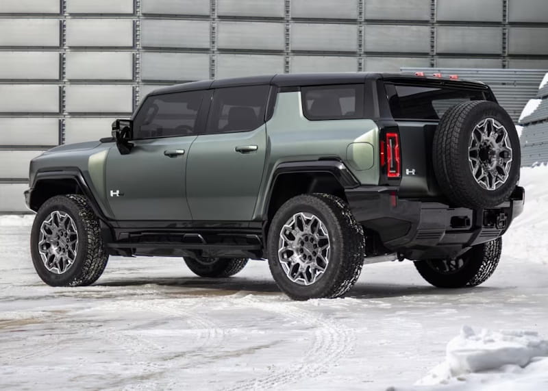 Formatki PPF do karoserii GMC Hummer (2023) EV SUV – zestaw