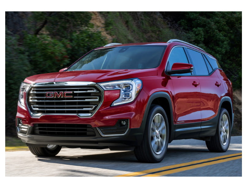 Formatki PPF do karoserii GMC Terrain (2022) – zestaw