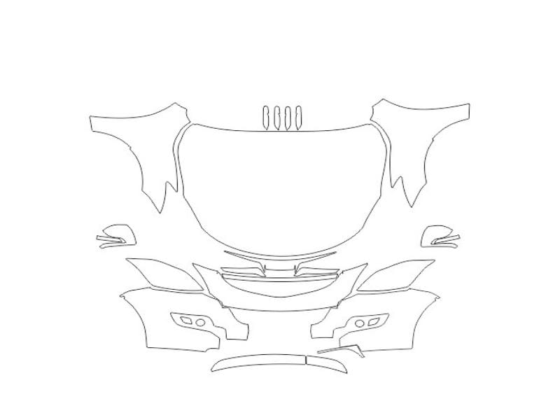 Formatki PPF do karoserii Haval H5 (2020) – zestaw