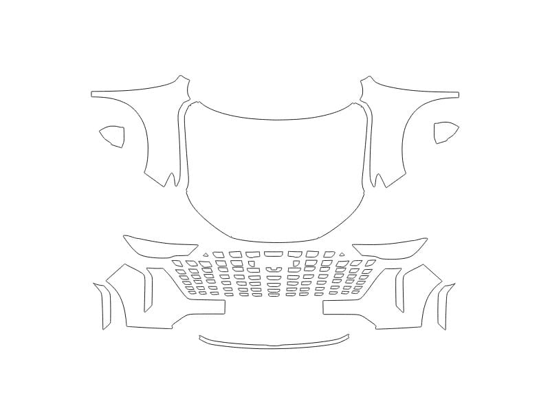 Formatki PPF do karoserii Haval H6 (2024) – zestaw