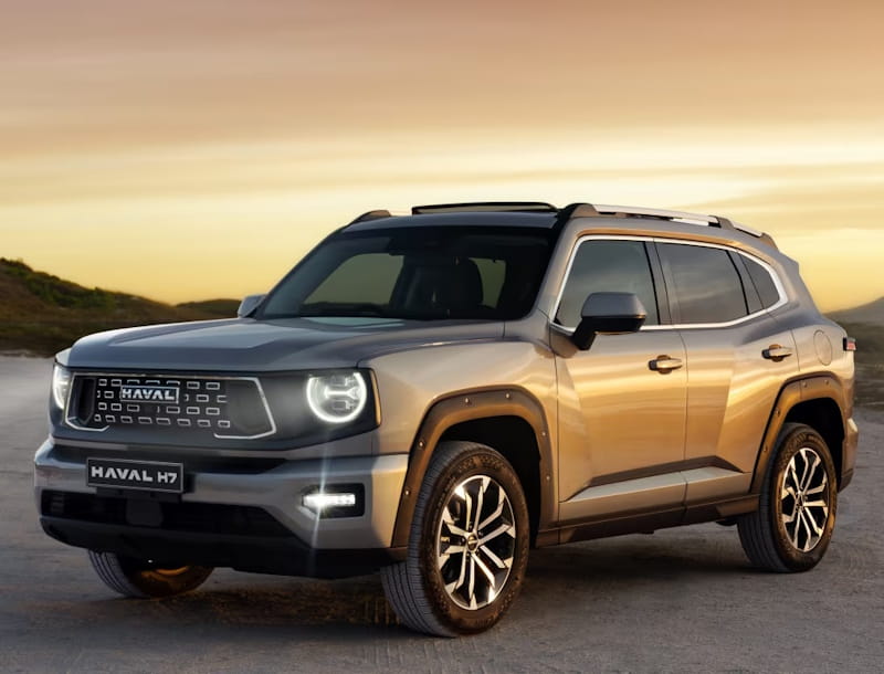 Formatki PPF do karoserii Haval H7 (2023) – zestaw