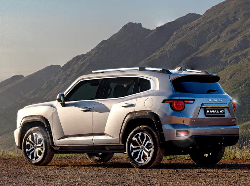 Formatki PPF do karoserii Haval H7 (2023) – zestaw