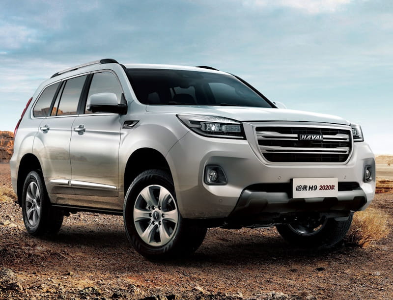 Formatki PPF do karoserii Haval H9 (2020) – zestaw
