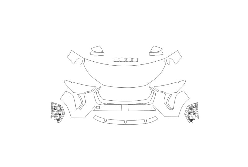 Formatki PPF do karoserii Haval Jolion (2024) – zestaw