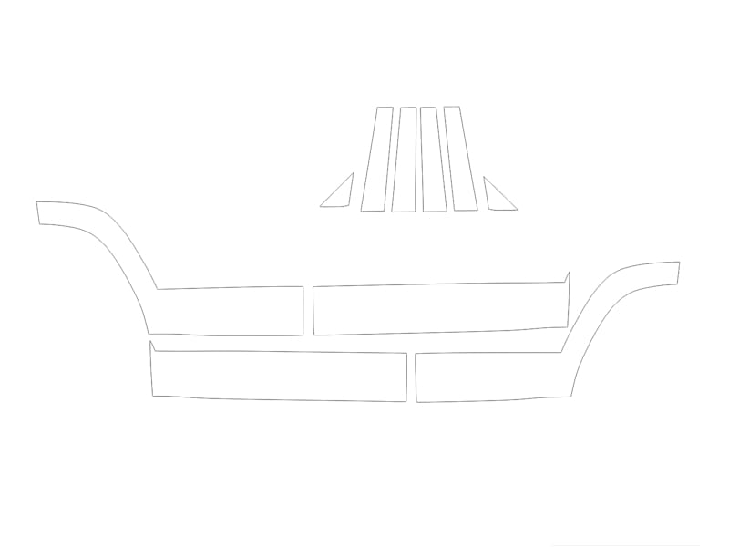 Formatki PPF do karoserii Haval Menlong (2023) – zestaw