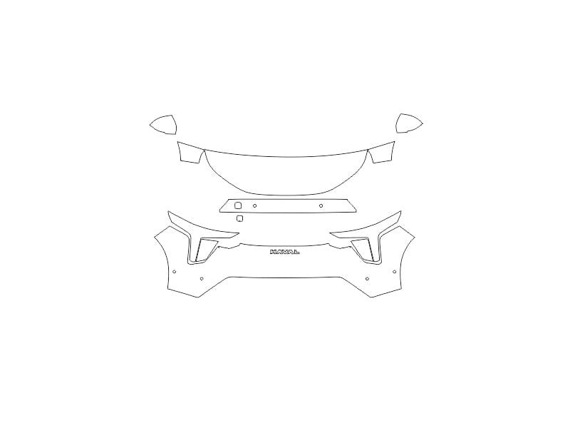 Formatki PPF do karoserii Haval Xiaolong (2023) – zestaw