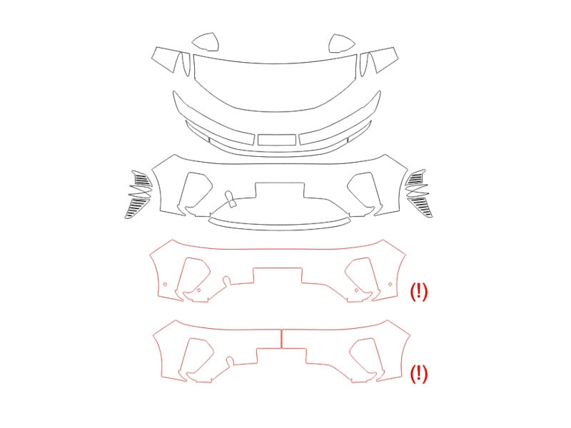 Formatki PPF do karoserii Haval Xiaolong (2025) Max – zestaw