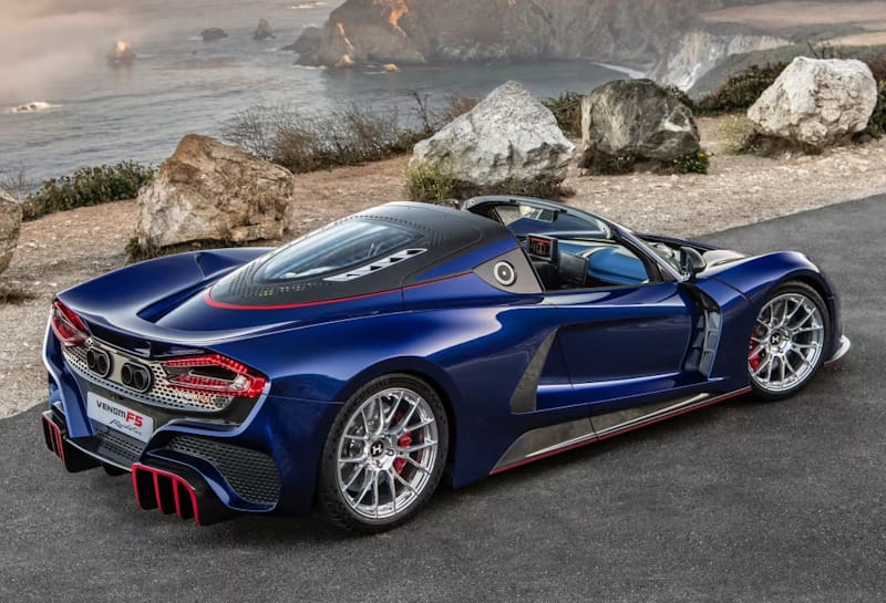 Formatki PPF do karoserii Hennessey Venom F5 (2022) Roadster – zestaw