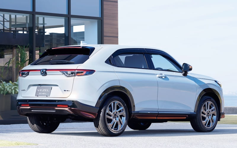 Formatki PPF do karoserii Honda Vezel (2023) – zestaw