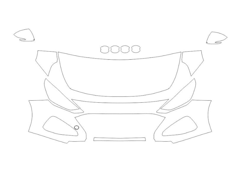 Formatki PPF do karoserii Hyundai i30 (2021) Base Wagon – zestaw