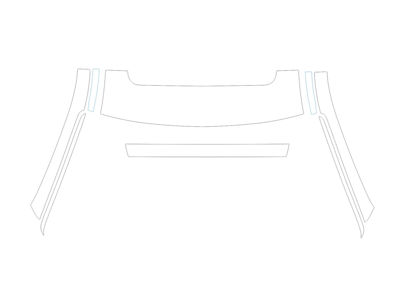 Formatki PPF do karoserii Hyundai Palisade (2022) Calligraphy – zestaw