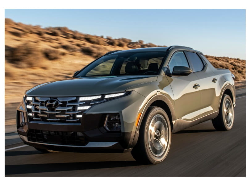 Formatki PPF do karoserii Hyundai Santa Cruz (2022) – zestaw