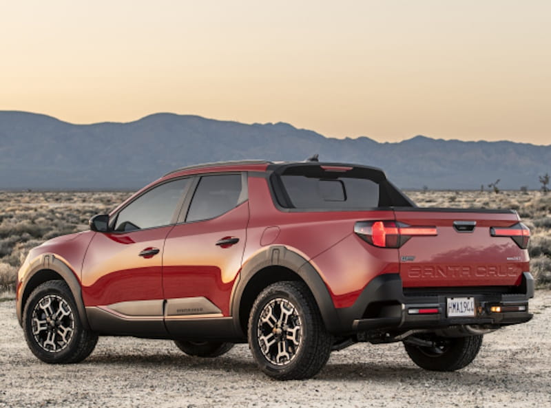 Formatki PPF do karoserii Hyundai Santa Cruz (2025) XRT – zestaw