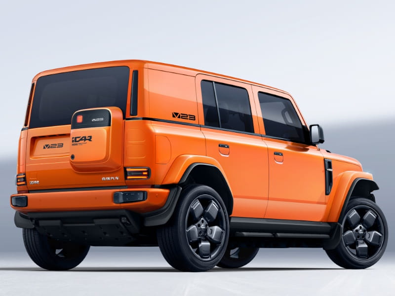 Formatki PPF do karoserii iCar V23 (2025) – zestaw