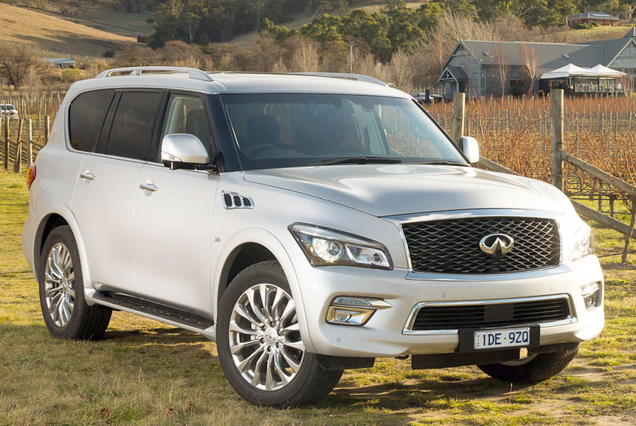 Formatki PPF do karoserii Infiniti QX80 (2015) – zestaw