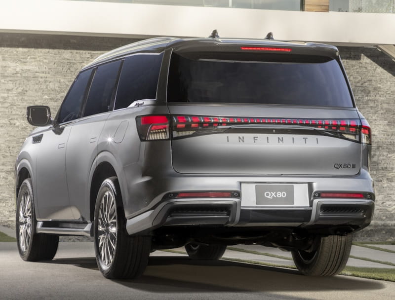 Formatki PPF do karoserii Infiniti QX80 (2025) – zestaw