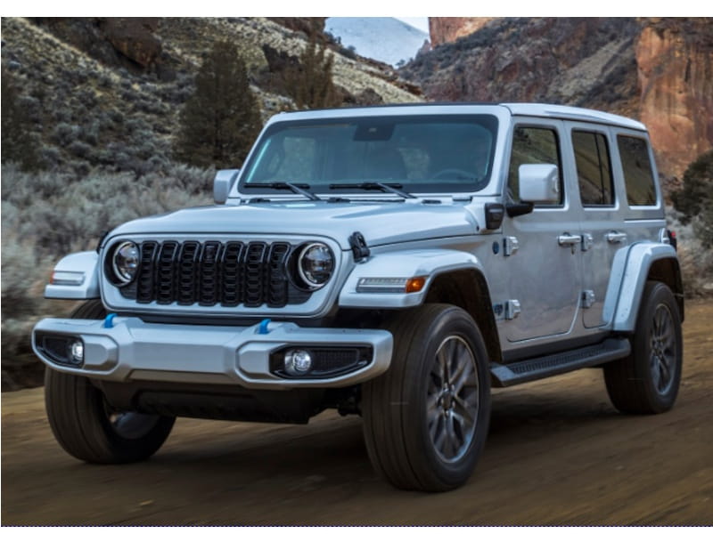 Formatki PPF do karoserii Jeep Wrangler (2023) Unlimited High Altitude 4xe – zestaw