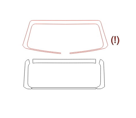 Formatki PPF do karoserii Jeep Wrangler Rubicon JL (2018) – zestaw