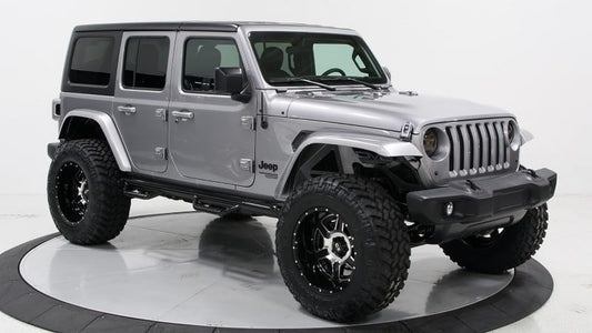 Formatki PPF do karoserii Jeep Wrangler Unlimited JL Sport (2018) – zestaw