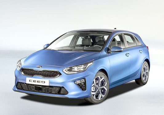 Formatki PPF do karoserii KIA Ceed (2018) – zestaw