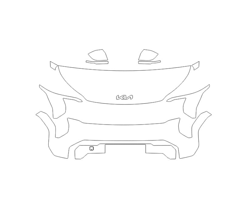 Formatki PPF do karoserii Kia EV3 (2025) – zestaw