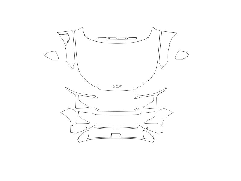 Formatki PPF do karoserii Kia EV5 (2023) – zestaw