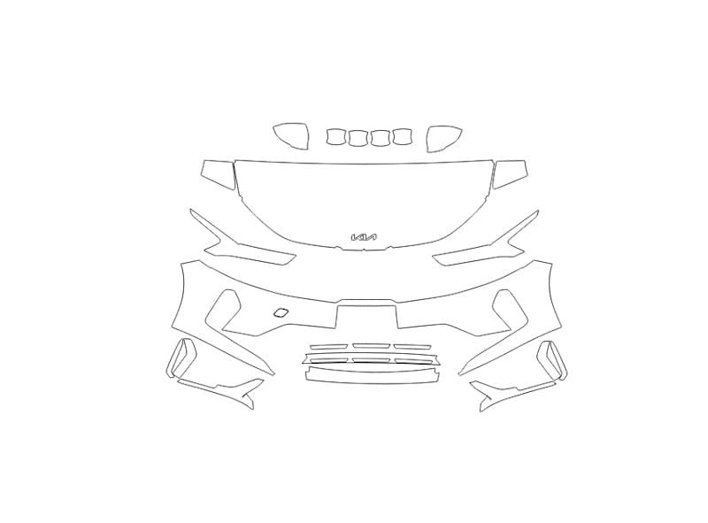 Formatki PPF do karoserii Kia K5 (2020) china – zestaw