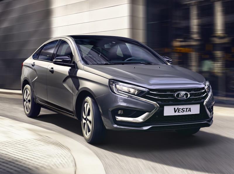 Formatki PPF do karoserii Lada Vesta (2022) – zestaw