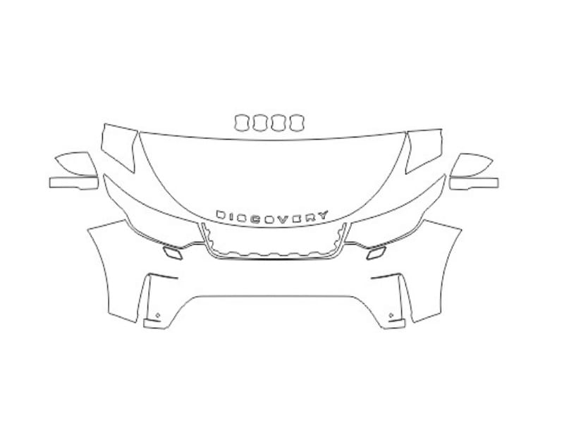 Formatki PPF do karoserii Land Rover Discovery (2021) – zestaw