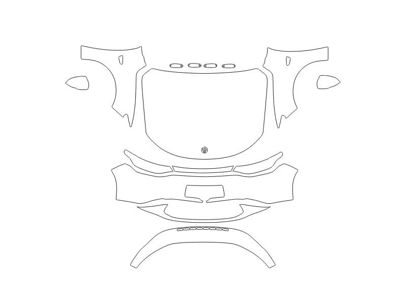 Formatki PPF do karoserii Leapmotor C01 (2023) – zestaw