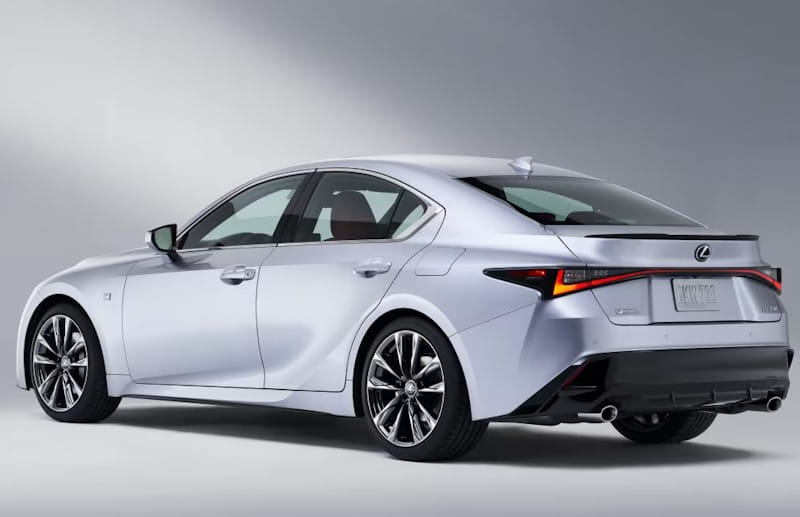 Formatki PPF do karoserii Lexus IS (2021) F-sport – zestaw