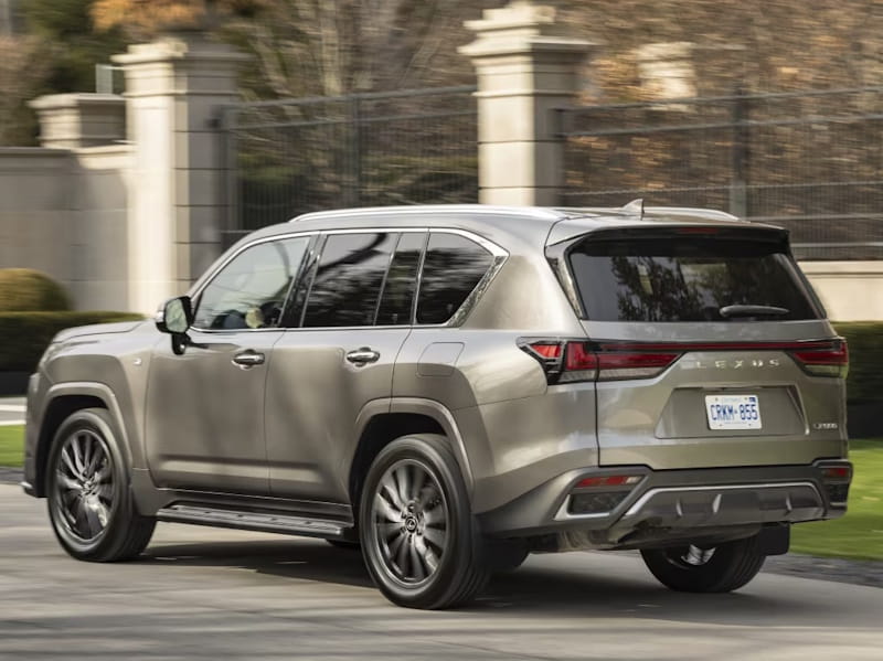 Formatki PPF do karoserii Lexus LX 600 (2022) F-Sport – zestaw