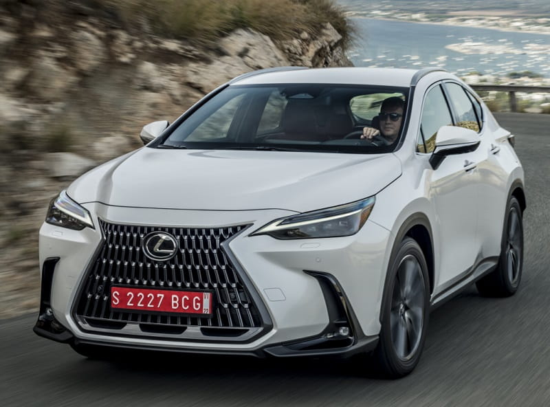 Formatki PPF do karoserii Lexus NX (2021) – zestaw
