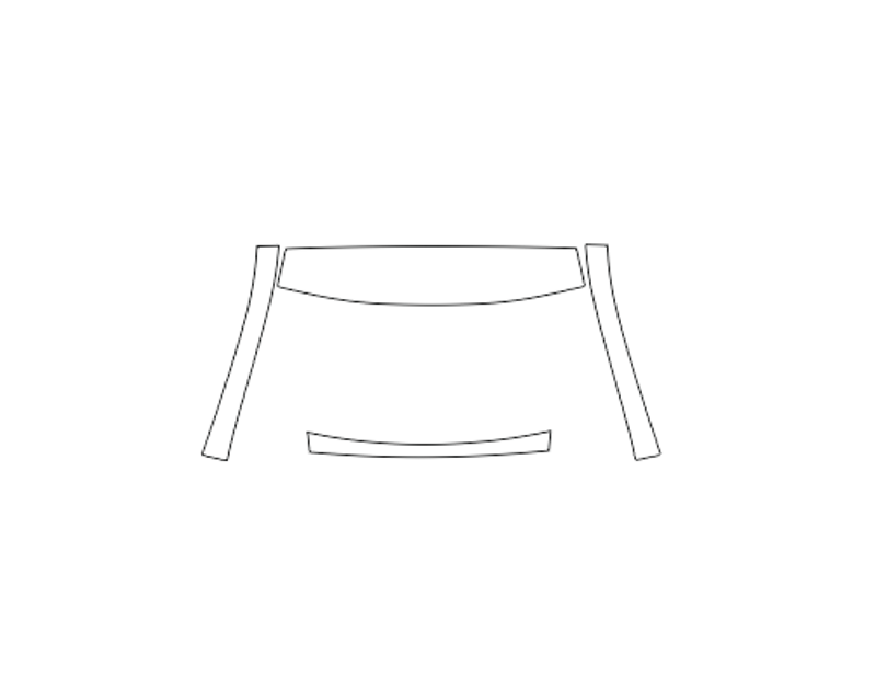 Formatki PPF do karoserii Lexus NX (2021) – zestaw