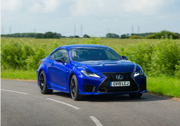 Formatki PPF do karoserii Lexus RC F (2019) – zestaw