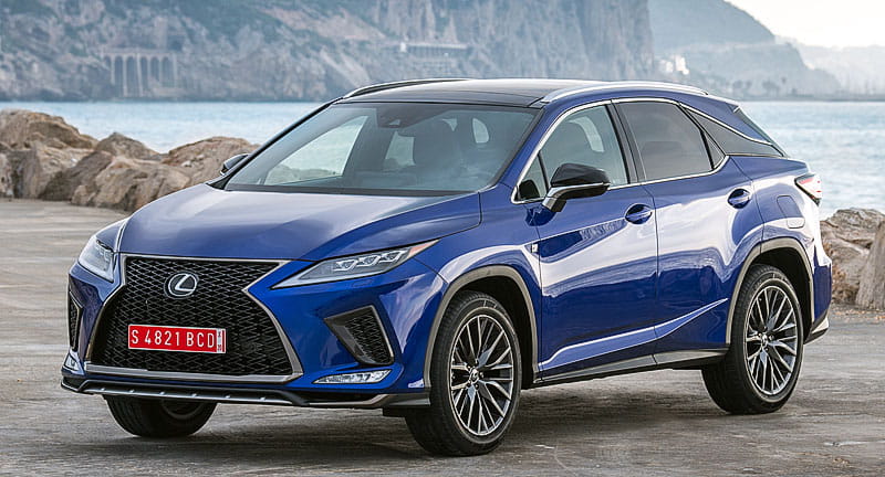 Formatki PPF do karoserii Lexus RX (2019) F-sport – zestaw