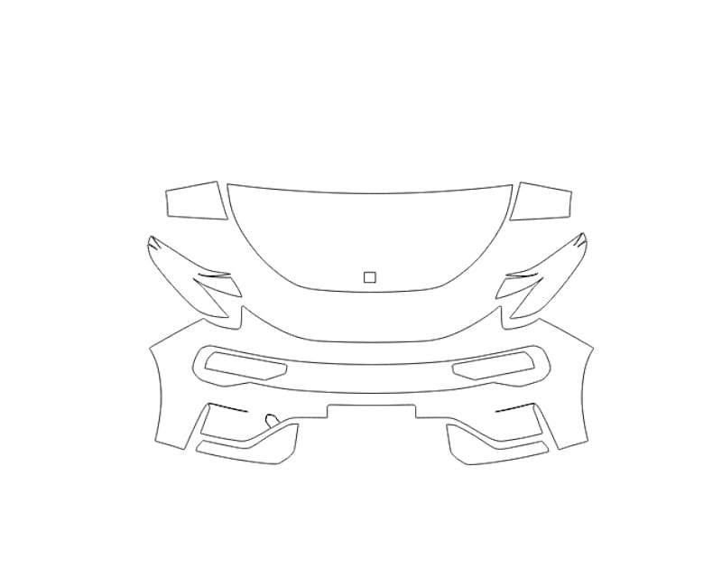 Formatki PPF do karoserii Lynk&Co 01 (2021) – zestaw