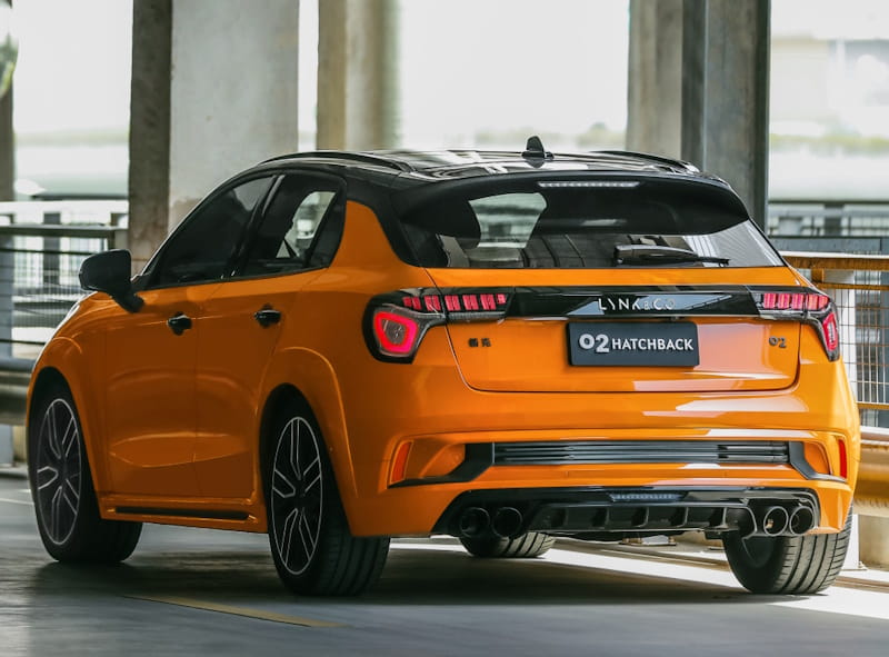Formatki PPF do karoserii Lynk&Co 02 (2022) Hatchback – zestaw