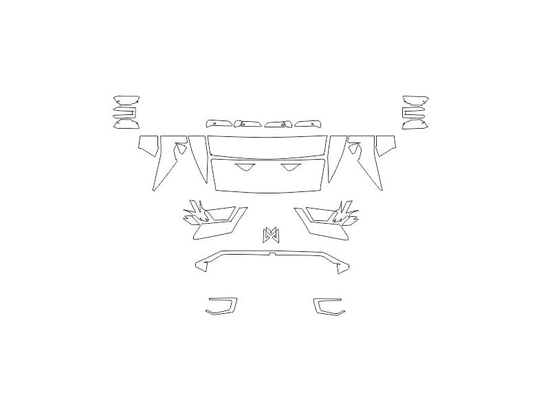 Formatki PPF do karoserii M-Hero 917 (2024) – zestaw