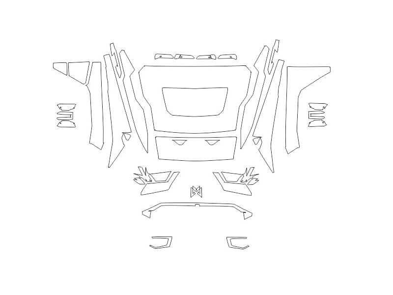 Formatki PPF do karoserii M-Hero 917 (2024) – zestaw